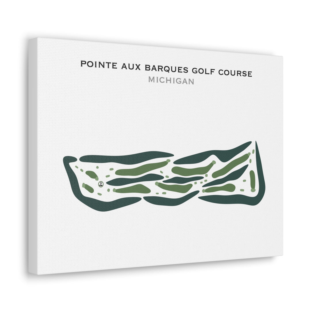 Pointe Aux Barques Golf Club, Michigan - Printed Golf Courses