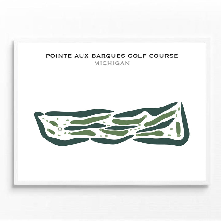 Pointe Aux Barques Golf Club, Michigan - Printed Golf Courses