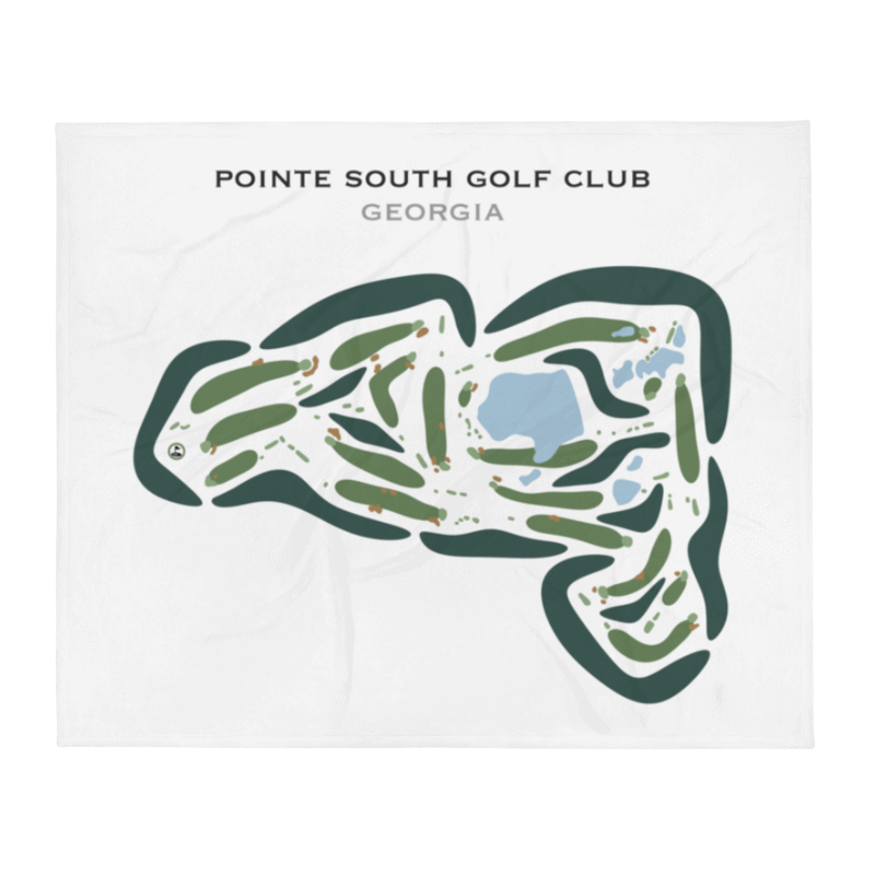 Pointe South Golf Club, Georgia - Printed Golf Courses
