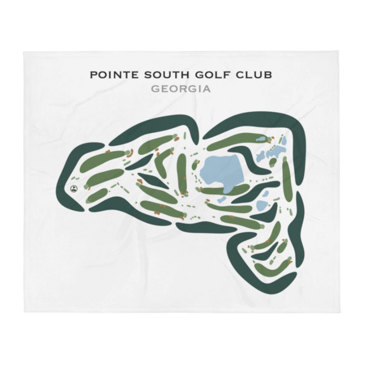 Pointe South Golf Club, Georgia - Printed Golf Courses