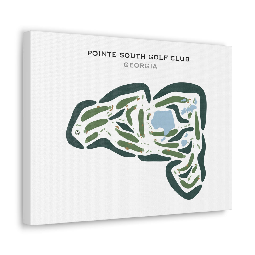 Pointe South Golf Club, Georgia - Printed Golf Courses