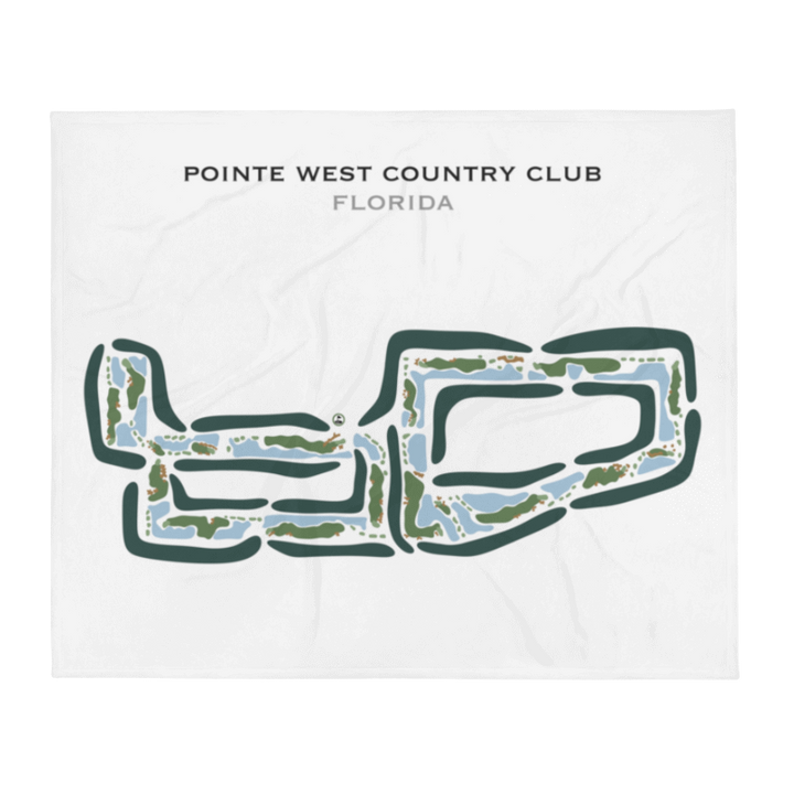 Pointe West Country Club, Florida - Printed Golf Courses