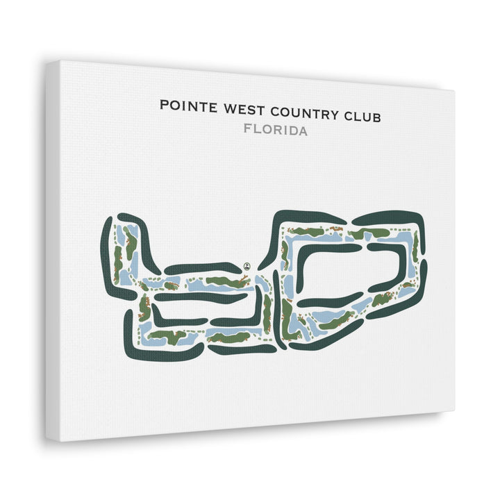 Pointe West Country Club, Florida - Printed Golf Courses