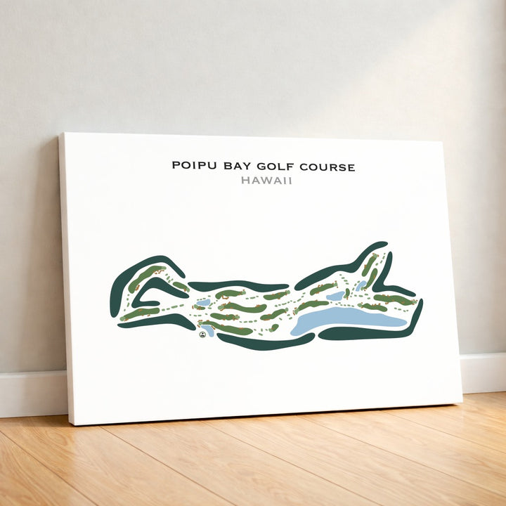 Poipu Bay Golf Course, Hawaii - Printed Golf Courses