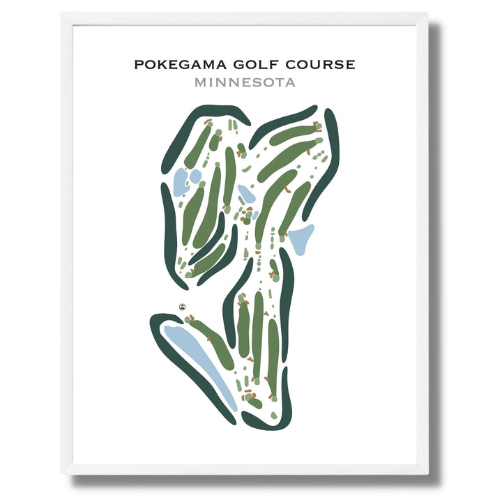 Pokegama Golf Course, Minnesota - Printed Golf Course