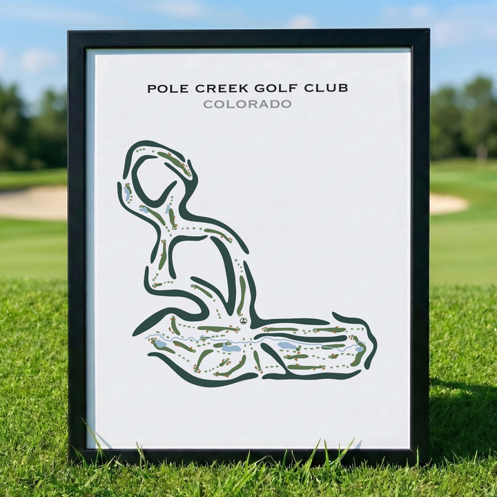 Pole Creek Golf Club, Colorado - Printed Golf Courses