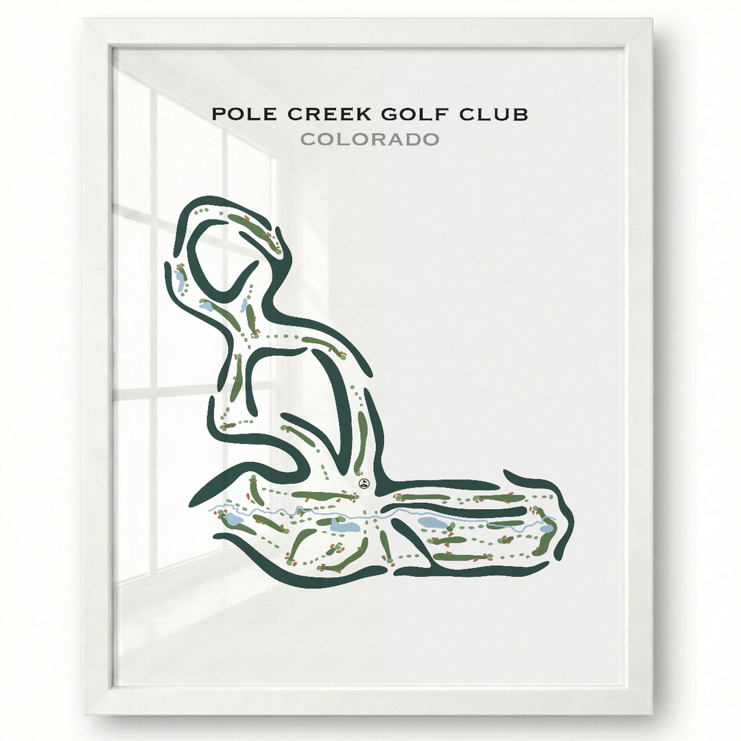 Pole Creek Golf Club, Colorado - Printed Golf Courses