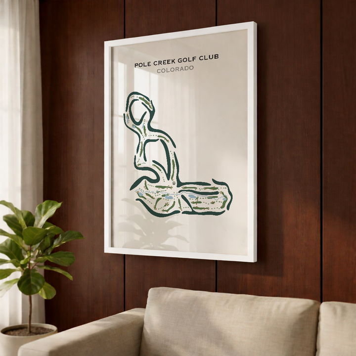 Pole Creek Golf Club, Colorado - Printed Golf Courses
