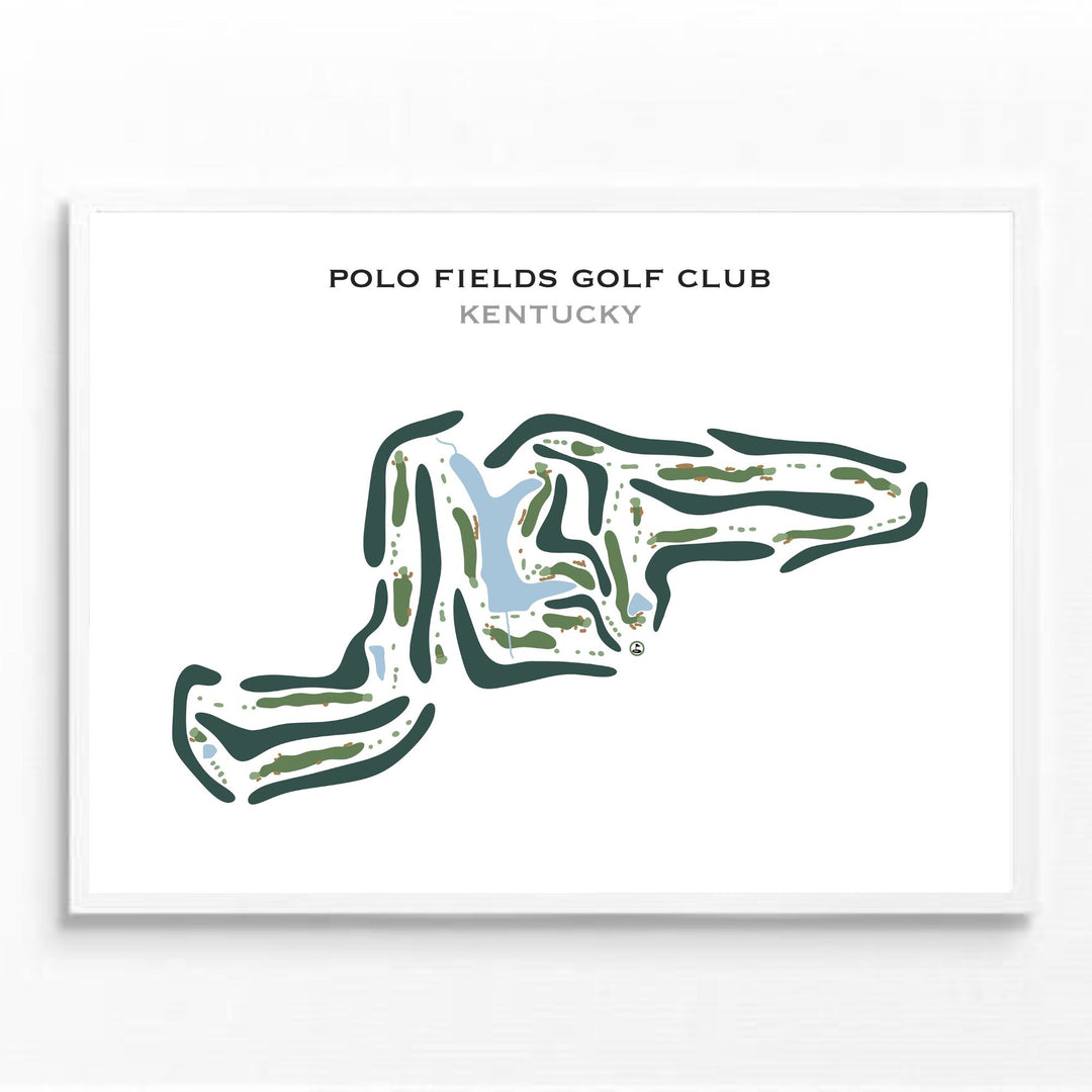 Polo Fields Golf Club, Kentucky - Printed Golf Course