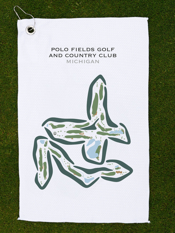 Polo Fields Golf and Country Club, Michigan - Printed Golf Courses