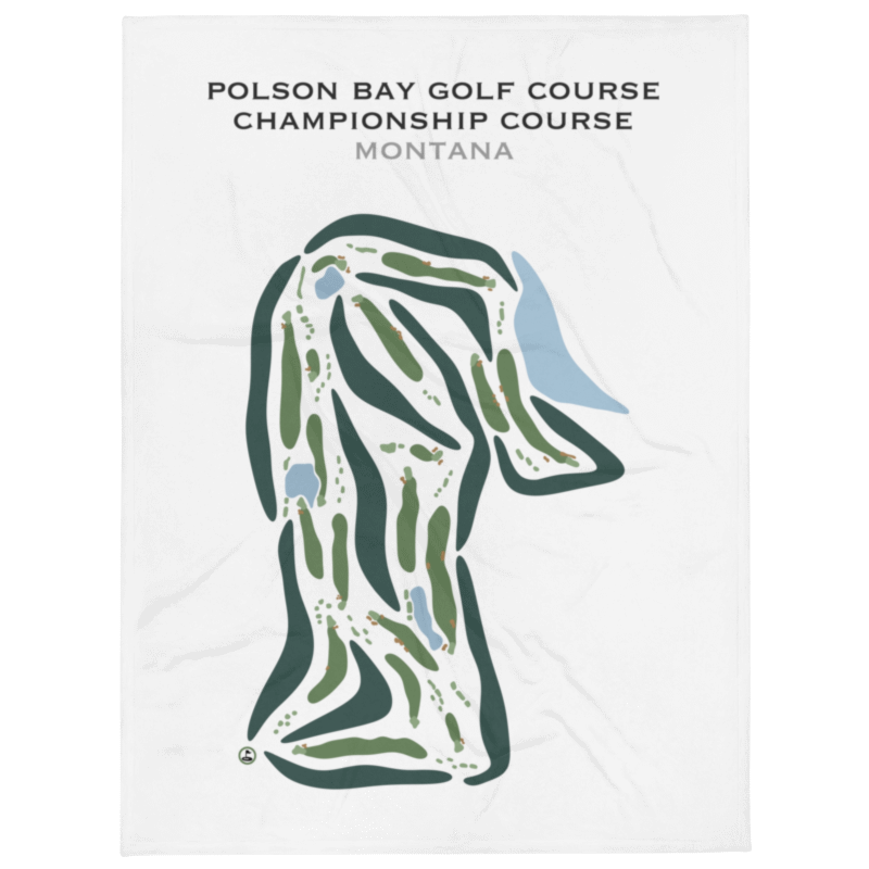 Polson Bay Golf Course - Championship Course, Montana - Printed Golf Courses