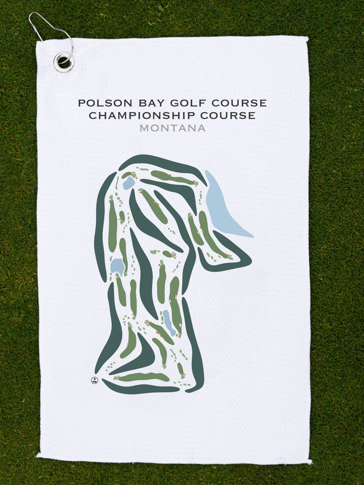 Polson Bay Golf Course - Championship Course, Montana - Printed Golf Courses