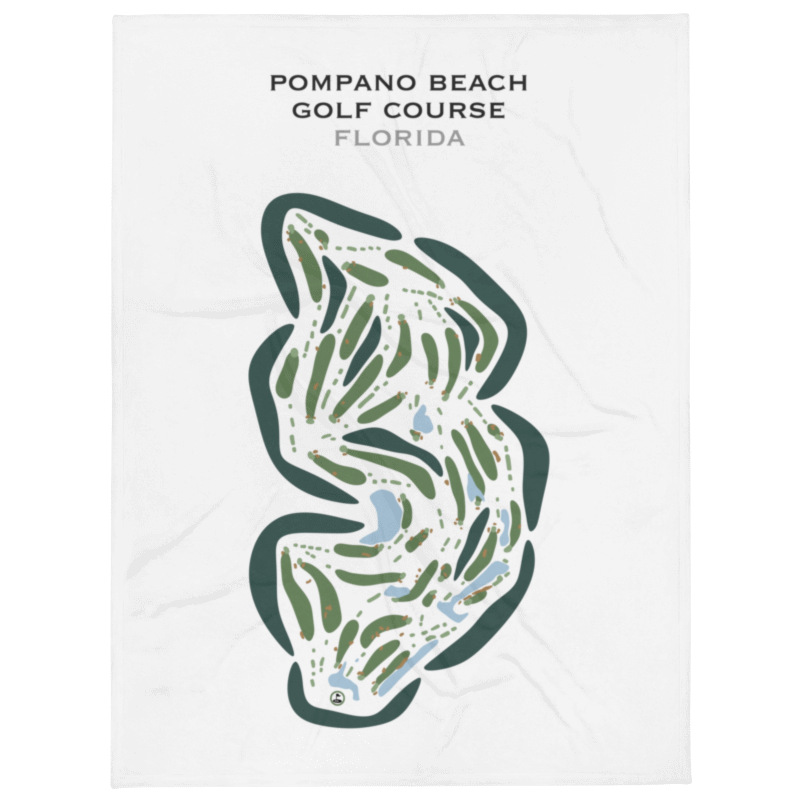 Pompano Beach Golf Course, Florida - Printed Golf Courses
