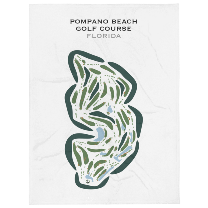 Pompano Beach Golf Course, Florida - Printed Golf Courses
