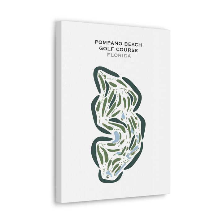 Pompano Beach Golf Course, Florida - Printed Golf Courses
