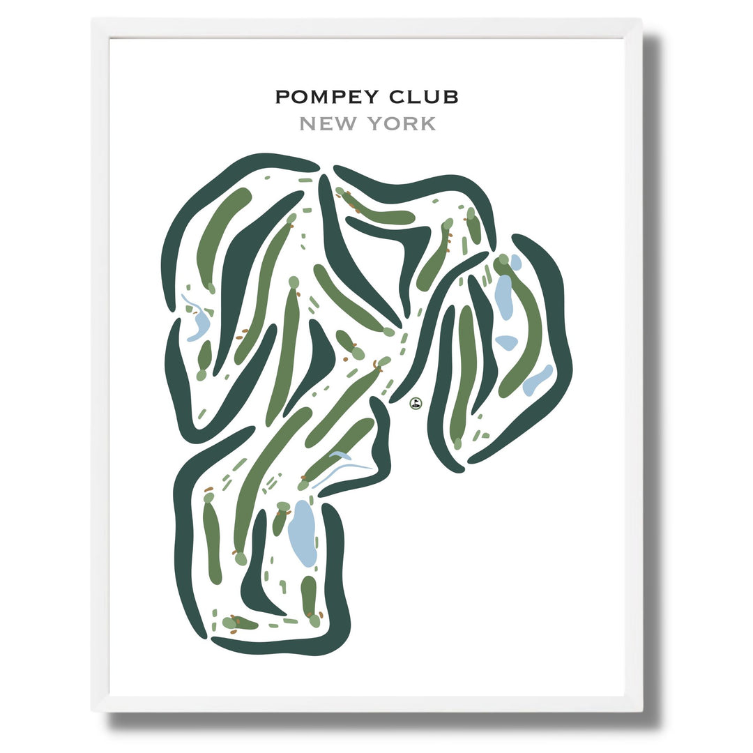 Pompey Club, New York - Printed Golf Courses