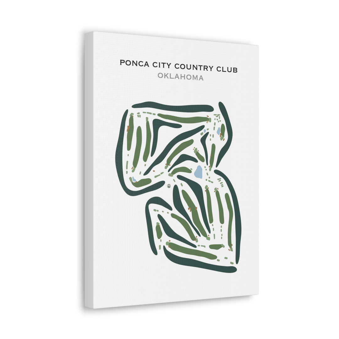 Ponca City Country Club, Oklahoma - Printed Golf Courses