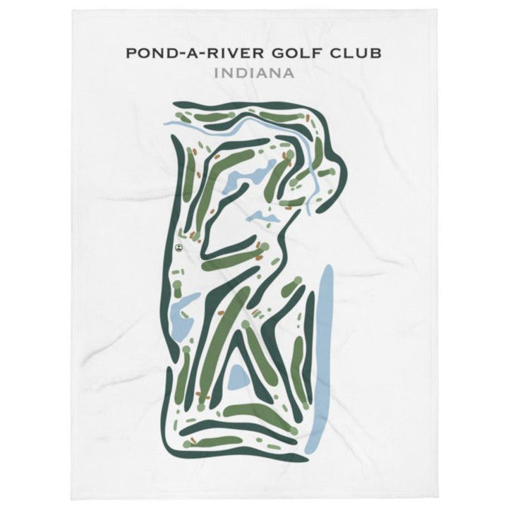 Pond-A-River Golf Club, Indiana - Printed Golf Course