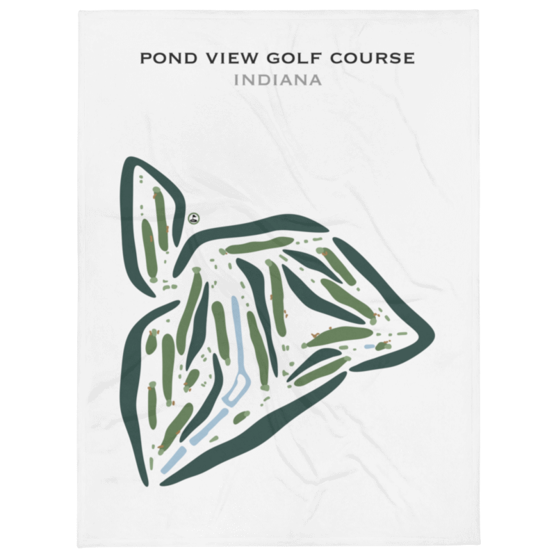 Pond View Golf Course, Indiana - Printed Golf Courses