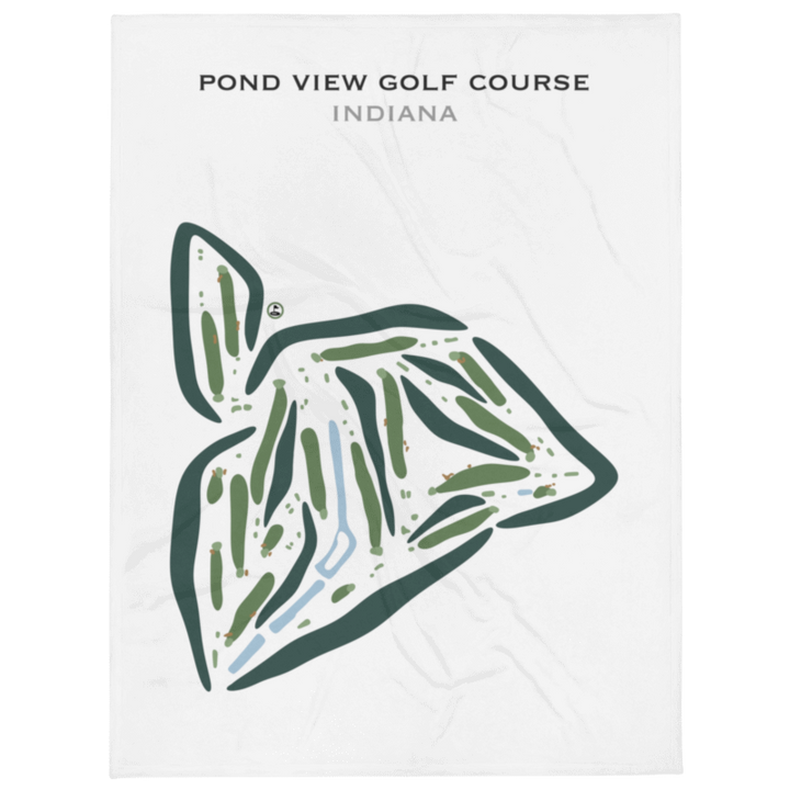 Pond View Golf Course, Indiana - Printed Golf Courses