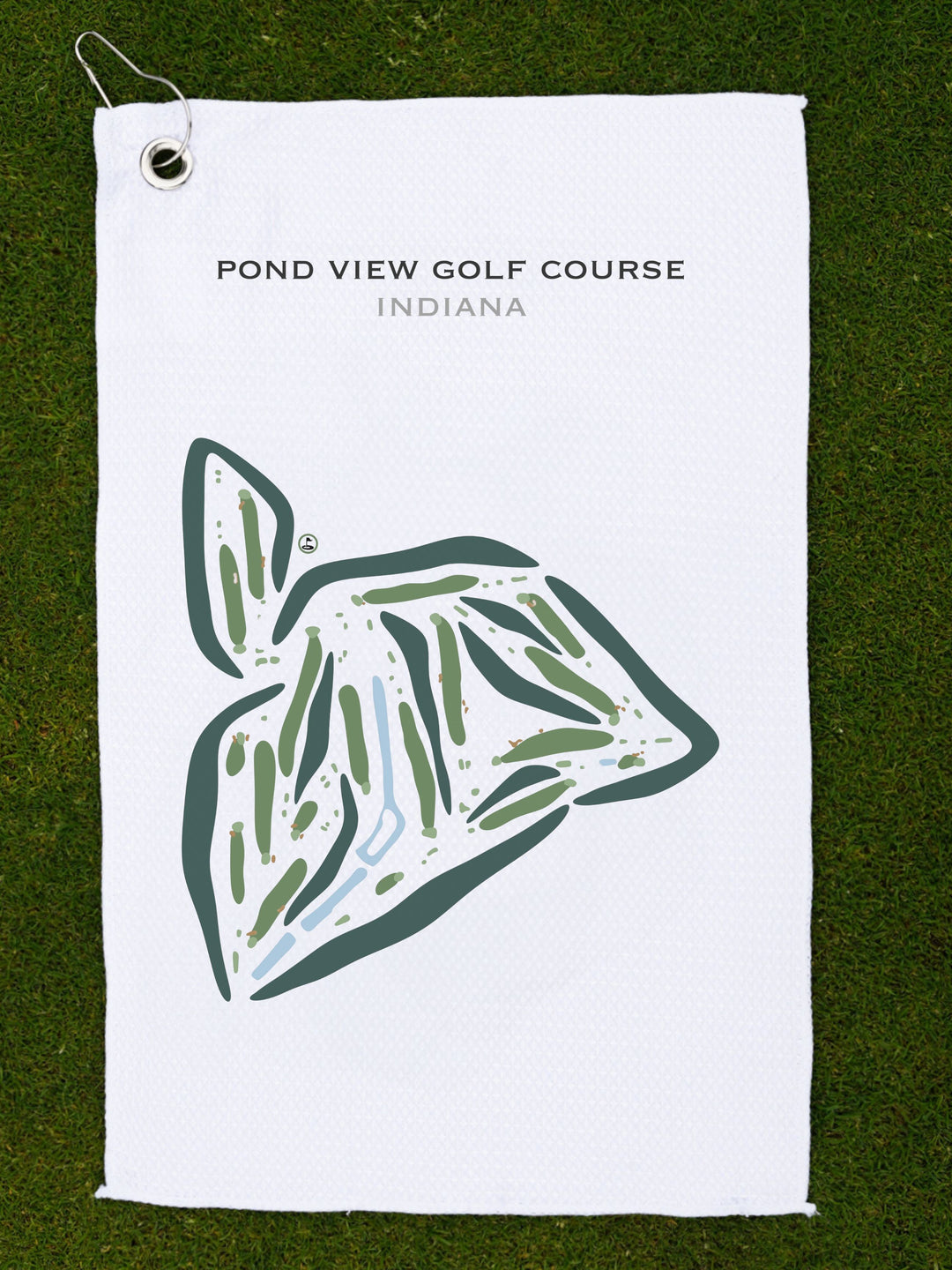 Pond View Golf Course, Indiana - Printed Golf Courses