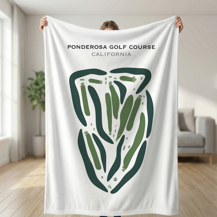 Ponderosa Golf Course, California - Printed Golf Courses