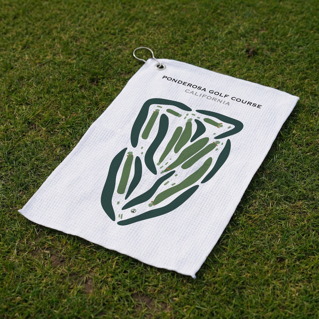 Ponderosa Golf Course, California - Printed Golf Courses