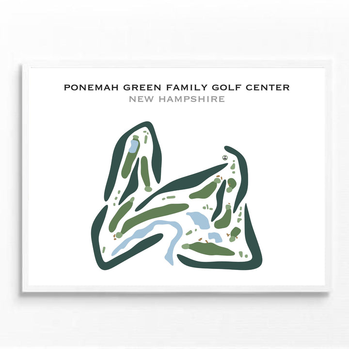 Ponemah Green Family Golf Center, New Hampshire - Printed Golf Courses