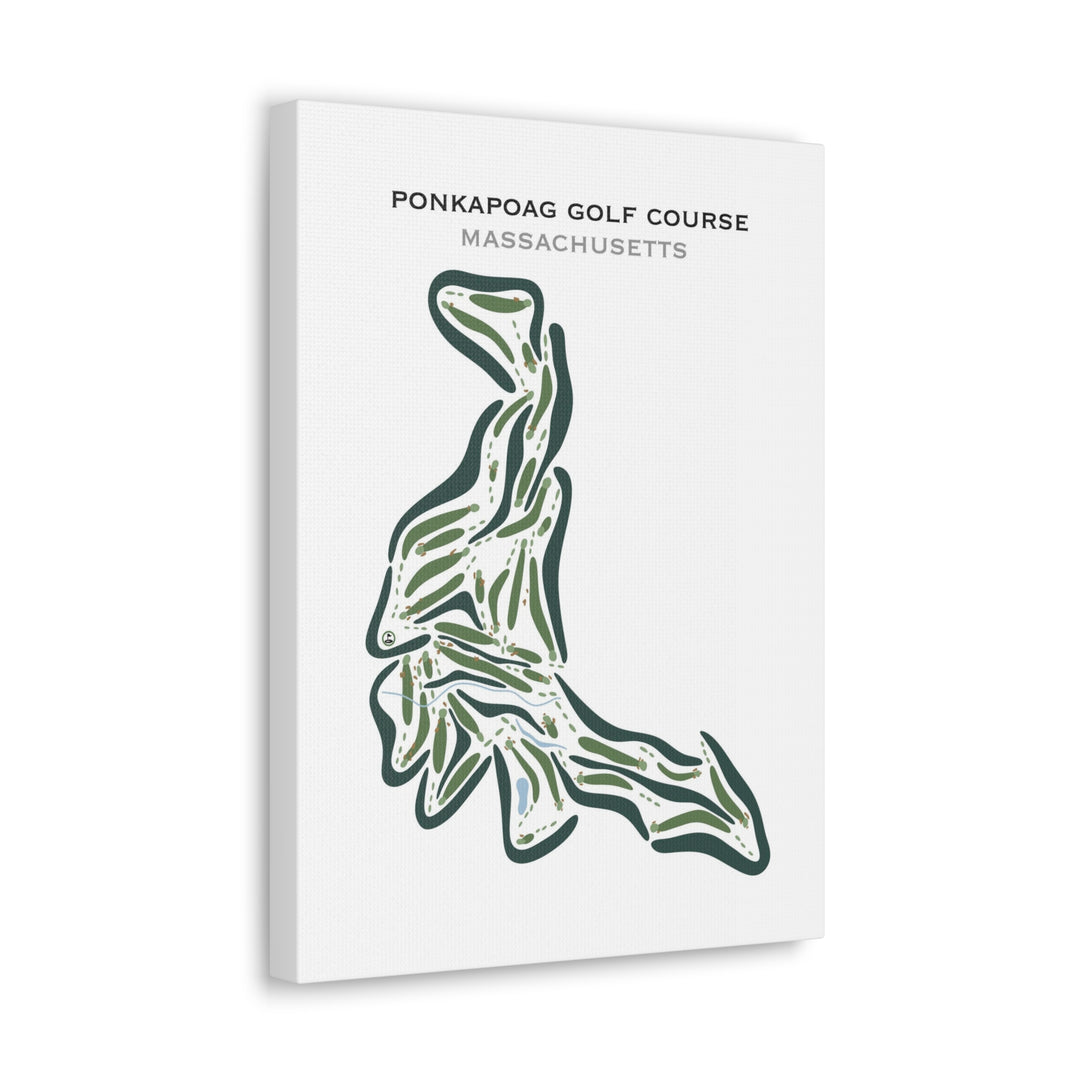 Ponkapoag Golf Course, Massachusetts - Printed Golf Courses
