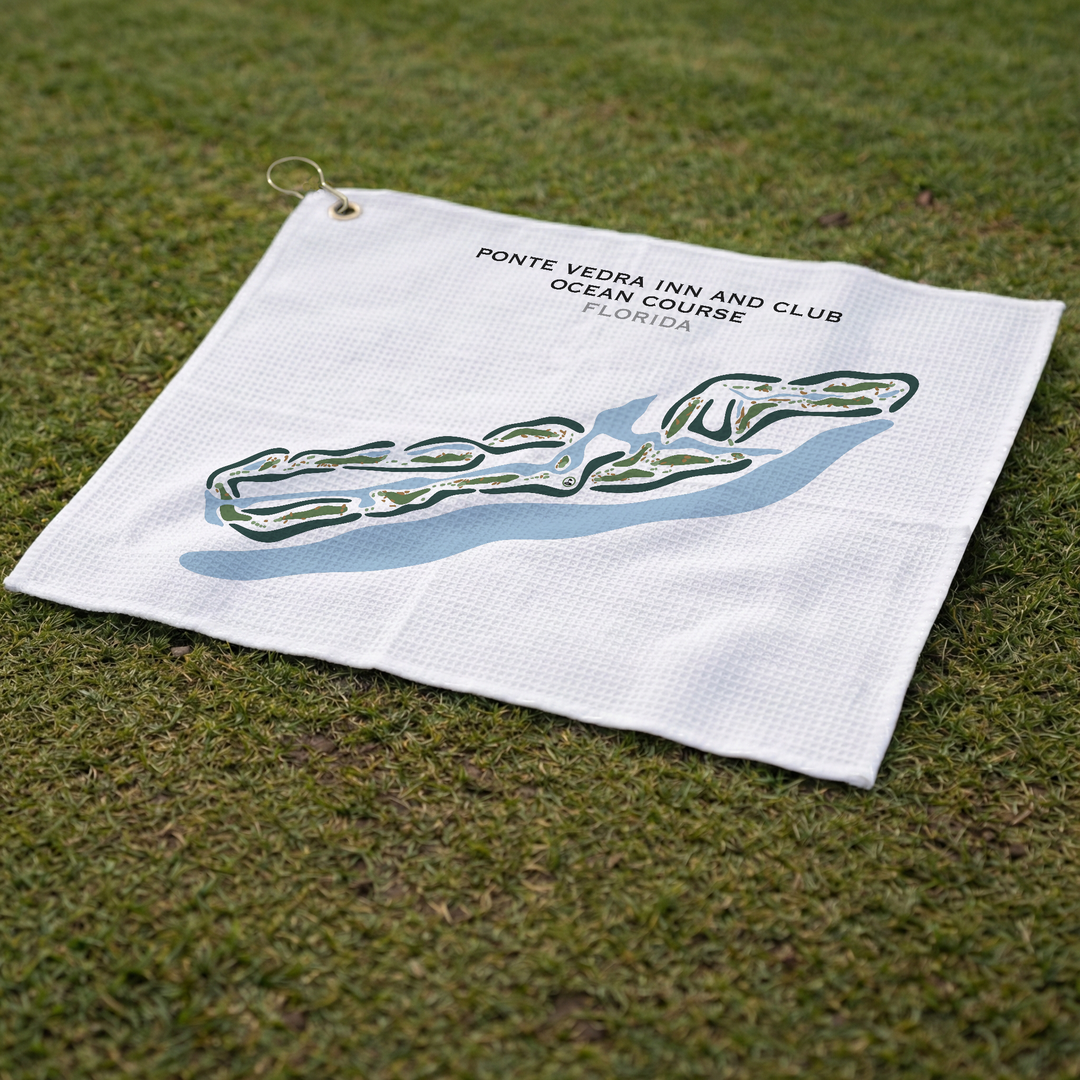 Ponte Vedra Inn & Club Ocean Course, Florida - Printed Golf Courses