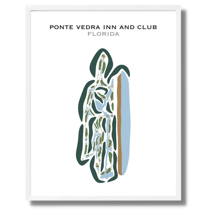 Ponte Vedra Inn & Club, Florida  - Printed Golf Courses