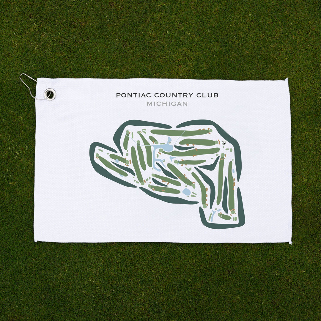 Pontiac Country Club, Michigan - Printed Golf Courses