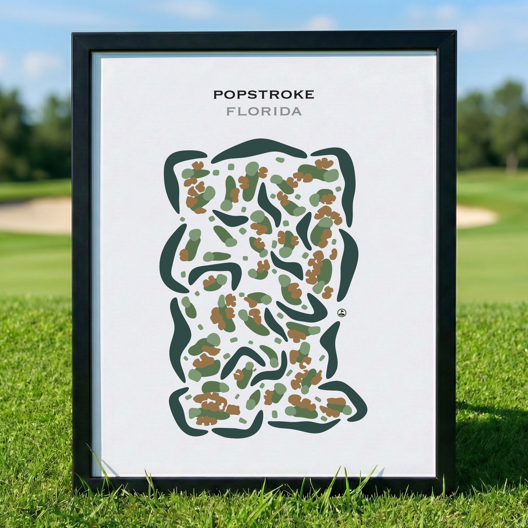PopStroke, Florida - Printed Golf Courses