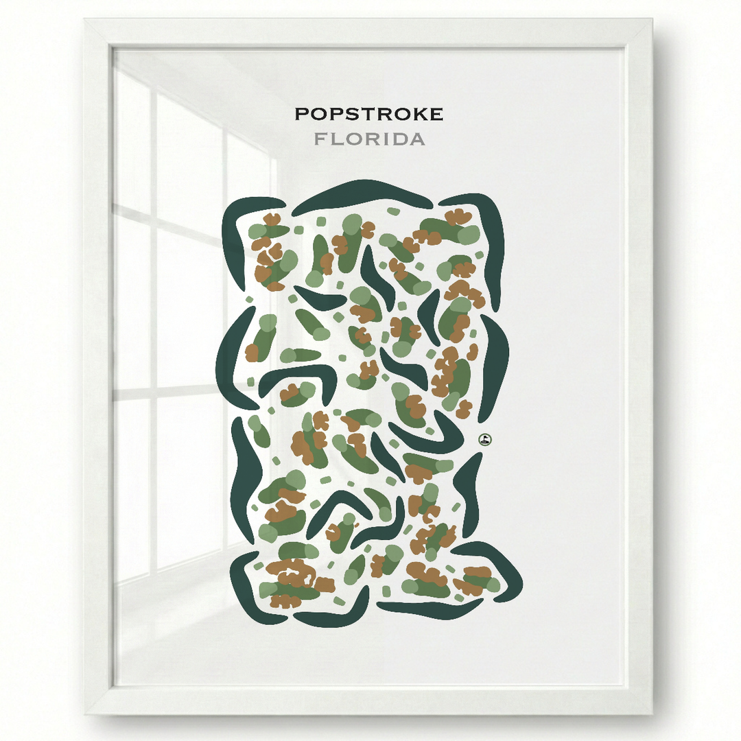 PopStroke, Florida - Printed Golf Courses