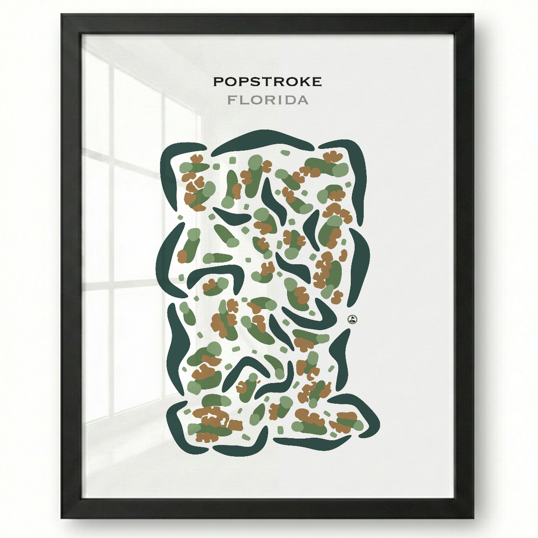 PopStroke, Florida - Printed Golf Courses