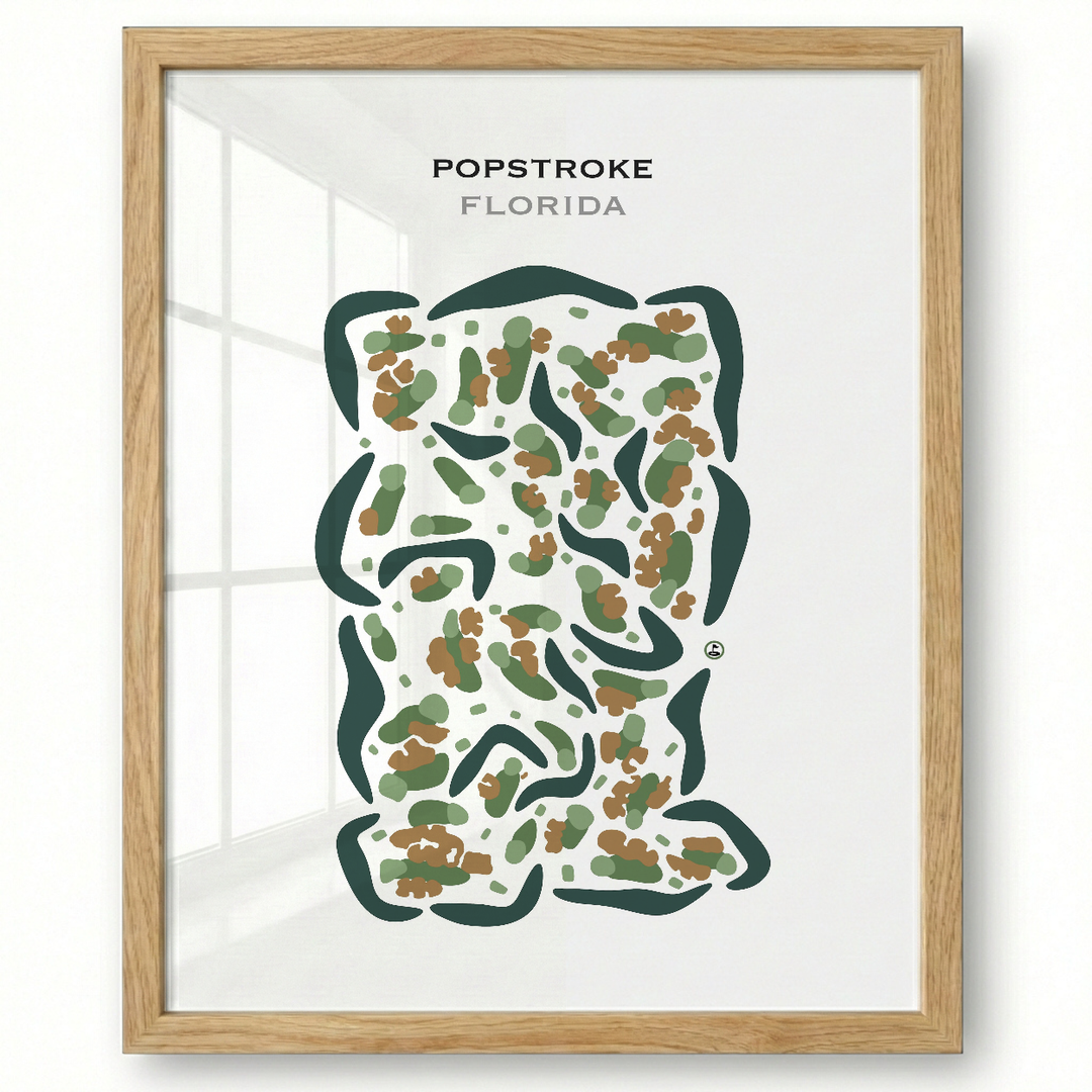 PopStroke, Florida - Printed Golf Courses