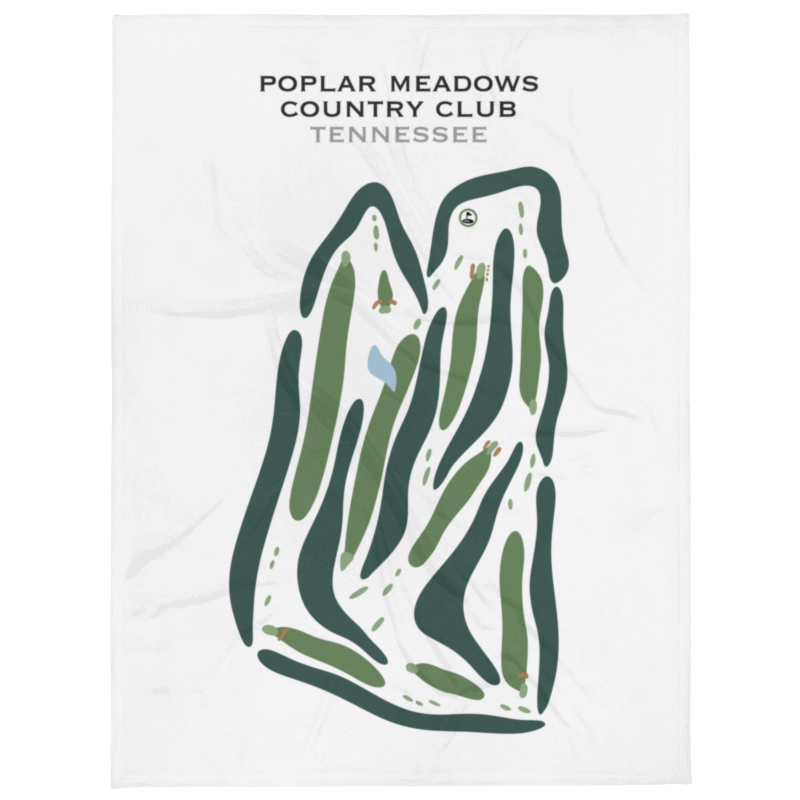 Poplar Meadows Country Club, Tennessee - Printed Golf Courses