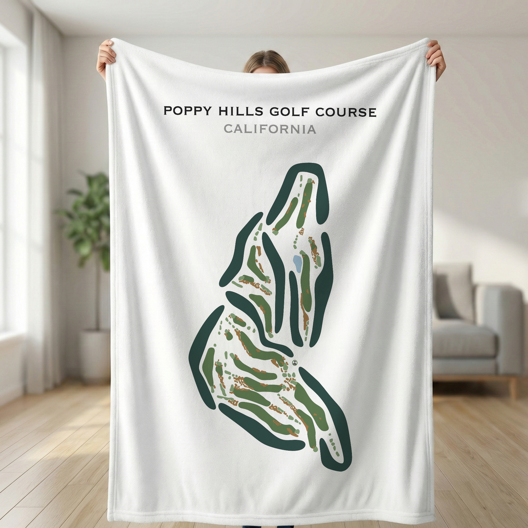 Poppy Hills Golf Course, California - Printed Golf Courses