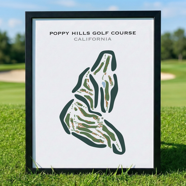 Poppy Hills Golf Course, California - Printed Golf Courses