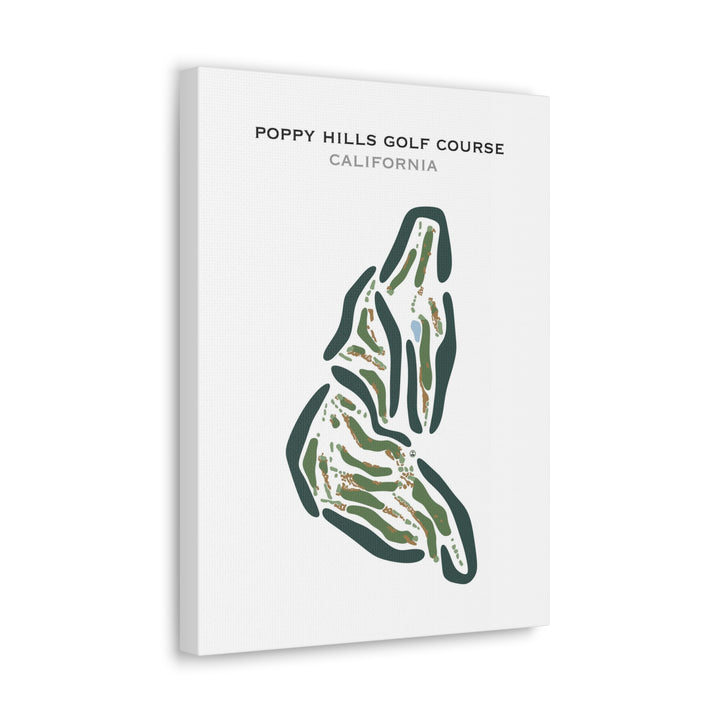 Poppy Hills Golf Course, California - Printed Golf Courses