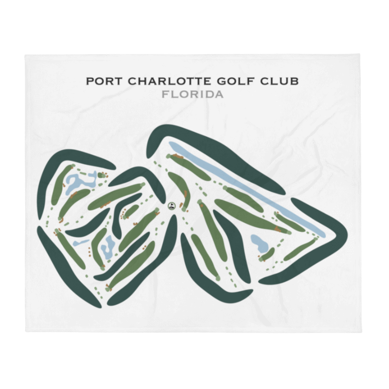 Port Charlotte Golf Club, Florida - Printed Golf Courses