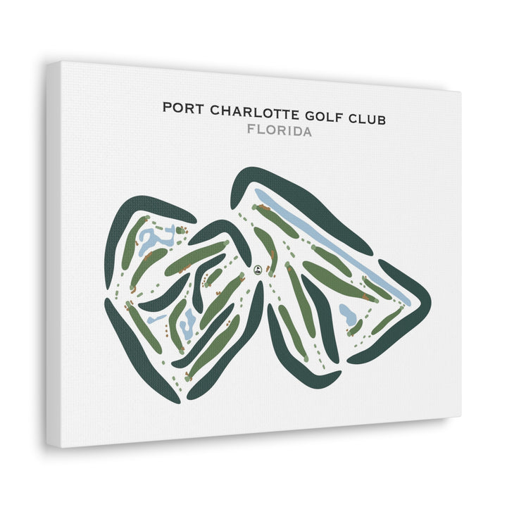 Port Charlotte Golf Club, Florida - Printed Golf Courses