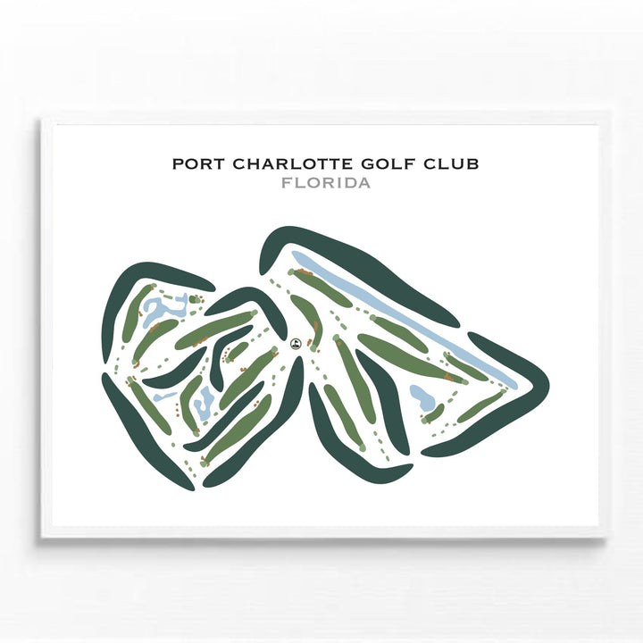 Port Charlotte Golf Club, Florida - Printed Golf Courses