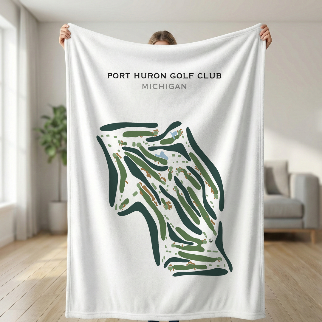 Port Huron Golf Club, Michigan - Printed Golf Courses