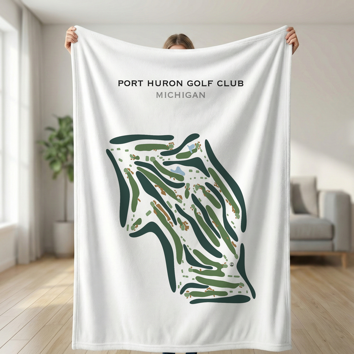 Port Huron Golf Club, Michigan - Printed Golf Courses