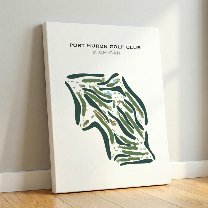 Port Huron Golf Club, Michigan - Printed Golf Courses