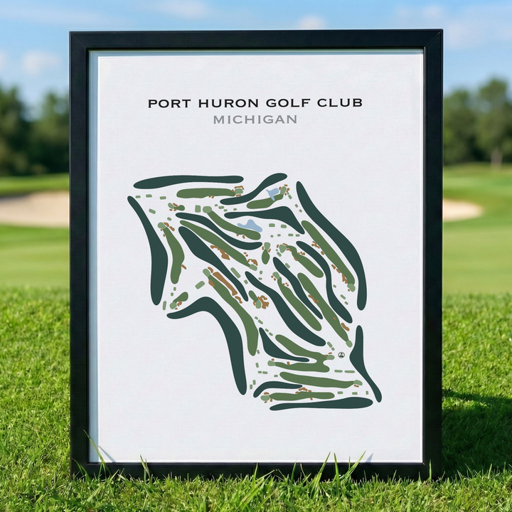 Port Huron Golf Club, Michigan - Printed Golf Courses
