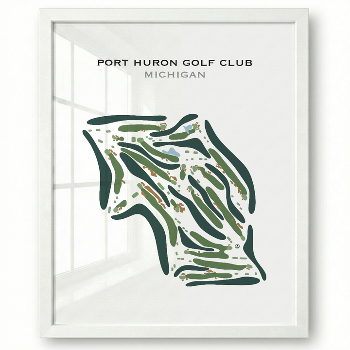Port Huron Golf Club, Michigan - Printed Golf Courses