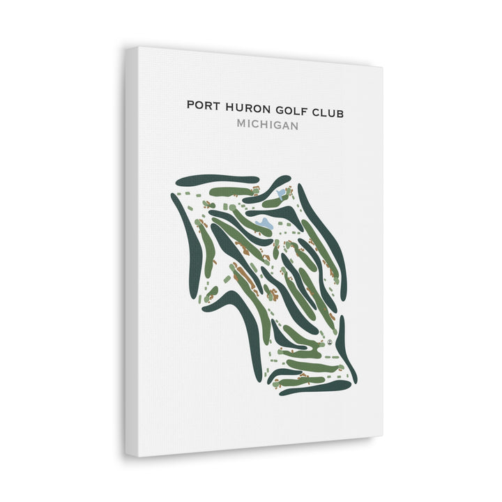 Port Huron Golf Club, Michigan - Printed Golf Courses