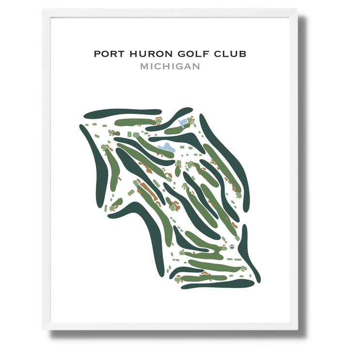 Port Huron Golf Club, Michigan - Printed Golf Courses